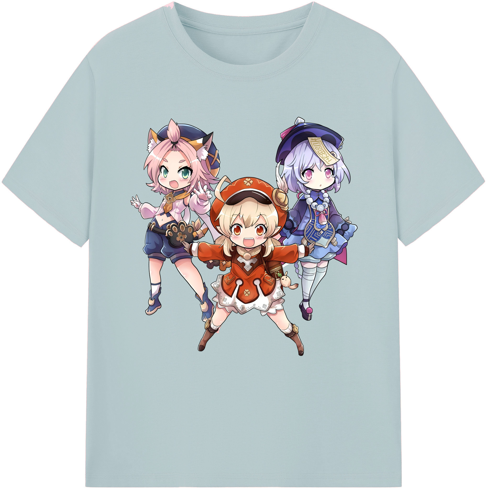 げんし神 七七 なな  genshin Nana 綿100％半袖Tシャツ（フロントプリント）